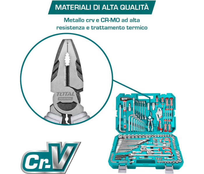 TOTAL 142 Pcs Combination Tools Set THKTHP21426 in UAE