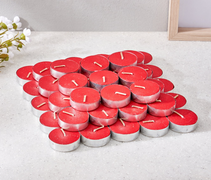 Scented Candle Romantic Proposal Colorful Ghee Wax 2 Hours 25 Mini Tealight Candles in UAE