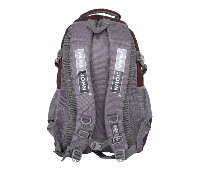Para John PJSB6010A16 16-Inch School Backpack with Front Organizer Pocket & Side Mesh Holders Coffee in UAE