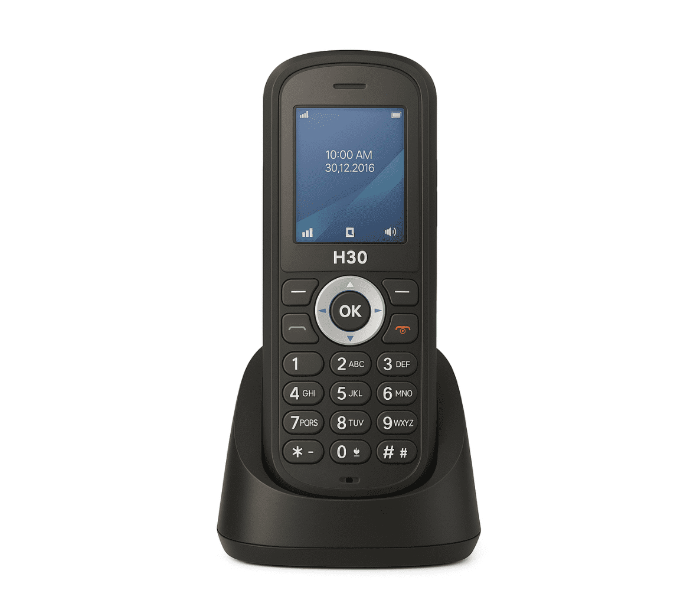 Wireless SIM Card Landline Phone – Color Screen Charging Base H30 in UAE