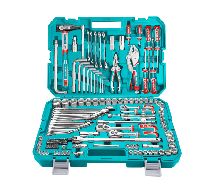 TOTAL 142 Pcs Combination Tools Set THKTHP21426 in UAE