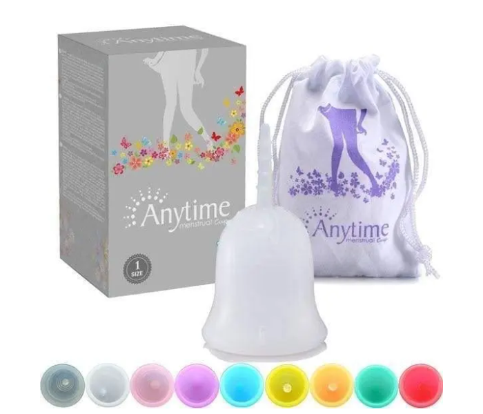 Anytime Reusable Menstrual Period Cup Medical Grade Silicone in UAE