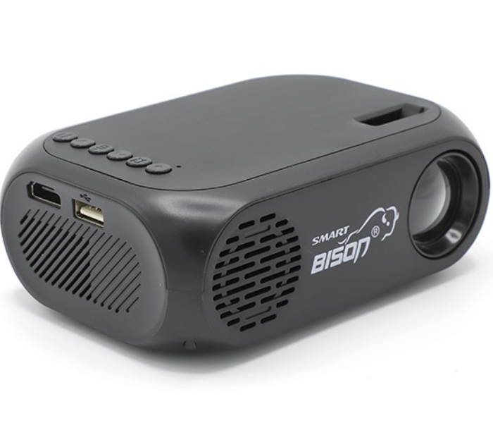 Bison BS-900 Entertainment HD LED Mini Projector Black in OMAN
