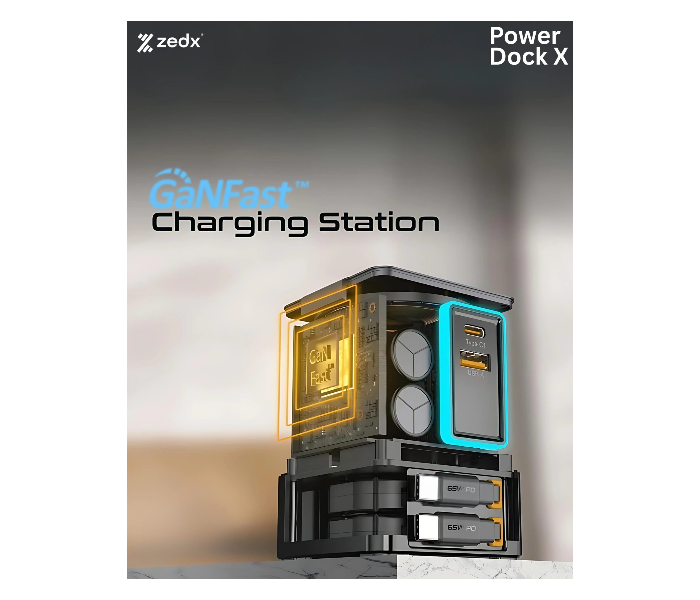 ZEDX Power Dock X 6 in 1 charger in UAE