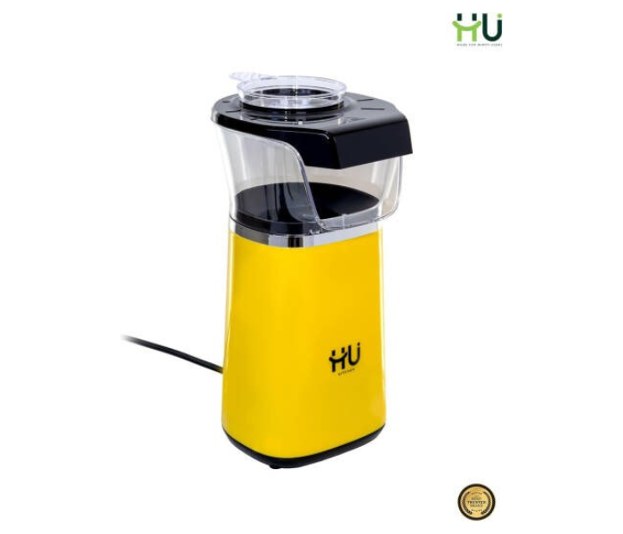 HU Kitchen Popcorn Maker 1300W Hot Air Oil-Free 120g Capacity in UAE