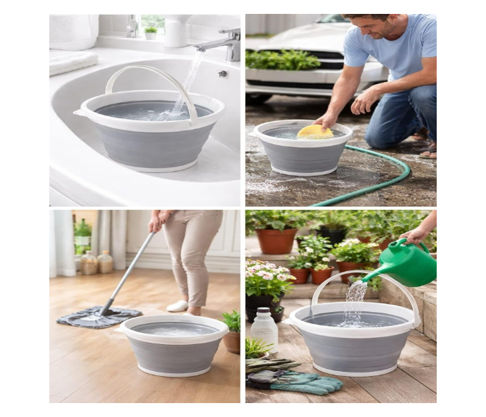 Portable Folding Bucket For Outdoor Camping 1 in UAE