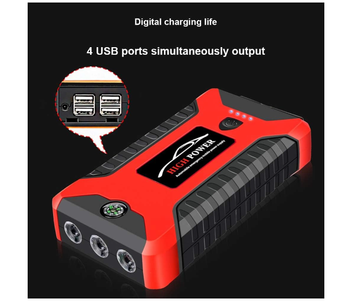 High-Power Multi-Function Car Jump Starter with LED & USB Ports in UAE