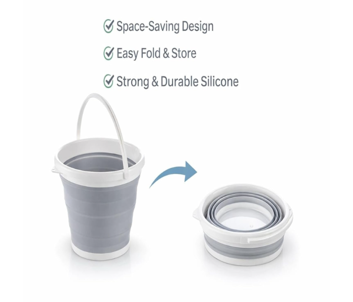 Portable Folding Bucket For Outdoor Camping 1 in UAE
