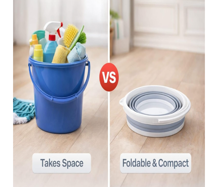 Portable Folding Bucket For Outdoor Camping 1 in UAE