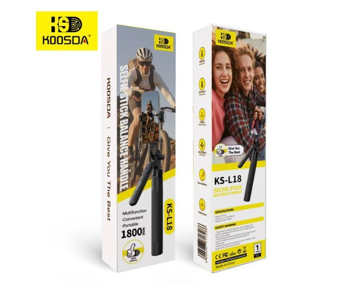 KOOSDA KS-L18 1.8M Selfie Stick Balance Handle in UAE