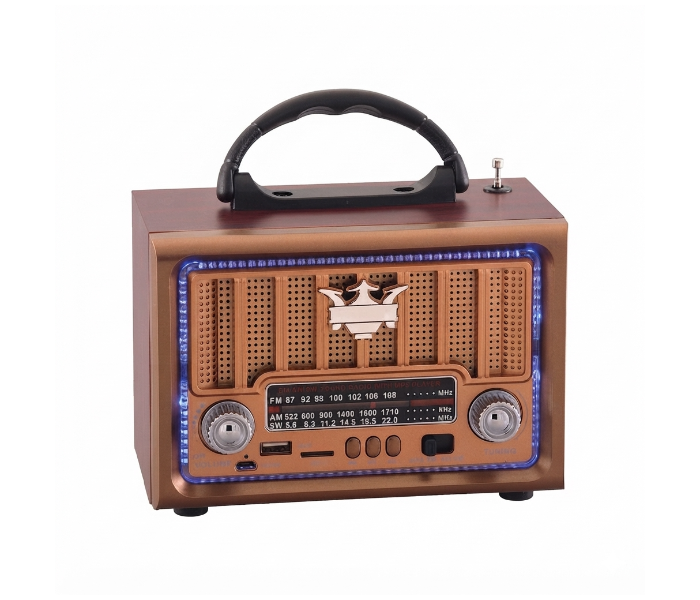  Retro Full Band Radio Portable Bluetooth Speaker Wireless MP3 in UAE