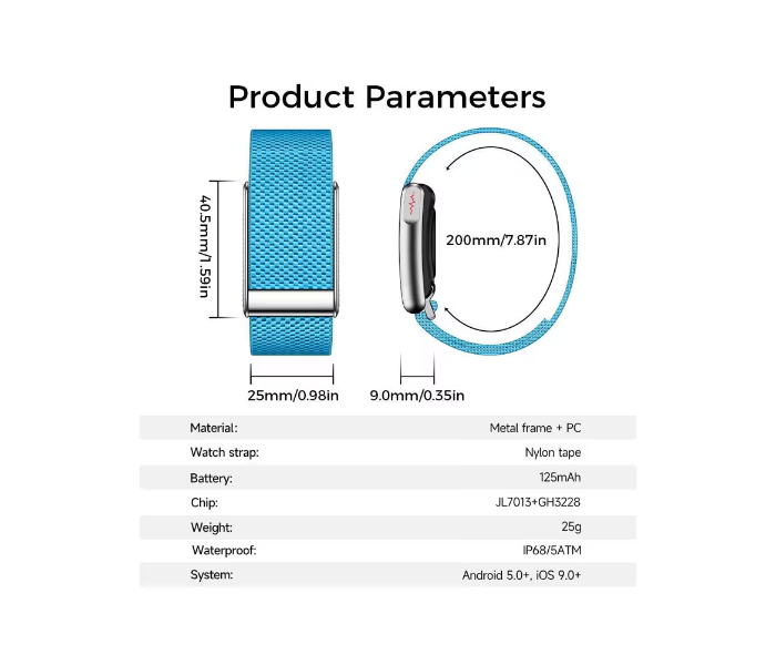 Loop- Screen-Free ECG Monitoring With WHOOP-Style Band (Beige) in UAE