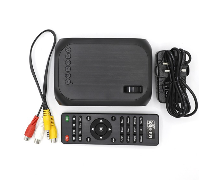 Bison BS-900 Entertainment HD LED Mini Projector Black in OMAN