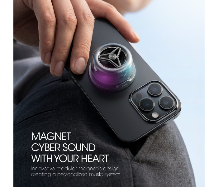 ZEDX ZX-025 Mini Magnetic Wireless Bluetooth Speaker with RGB Light 3W Portable Speaker in UAE