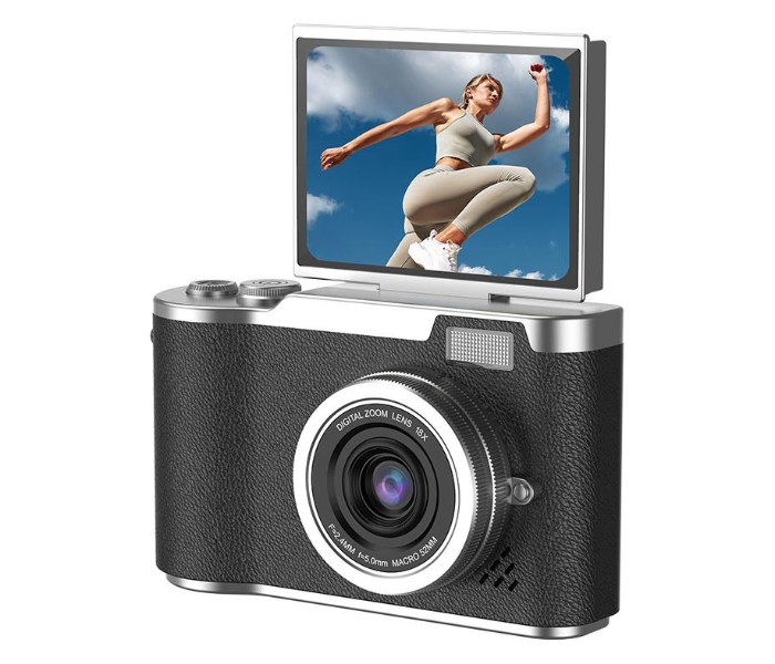LK007 2.4 inch HD CCD Camera Retro Kids Camera(Black) in UAE
