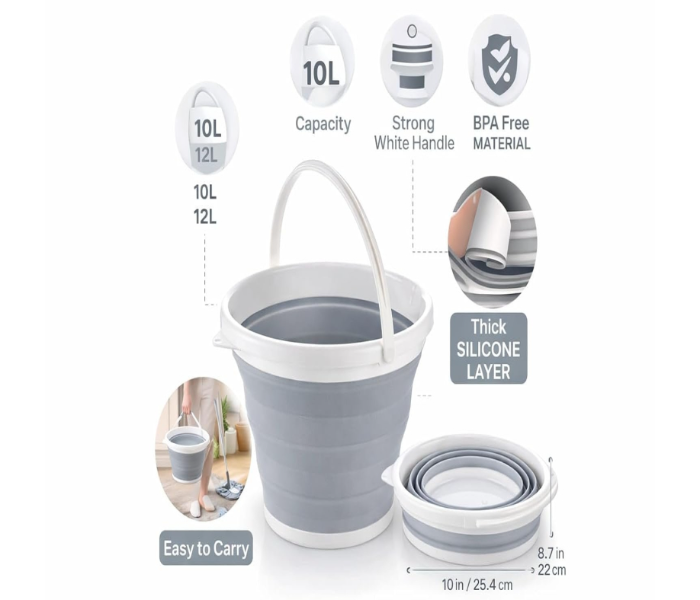 Portable Folding Bucket For Outdoor Camping 1 in UAE
