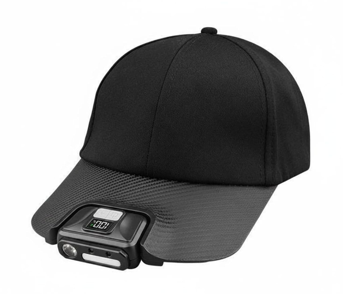 Intelligent Sensing Baseball Cap Light Rechargeable Hat Lamp Outdoor Camping Headlight Headlamp Head Flashlight Night Fishing in UAE