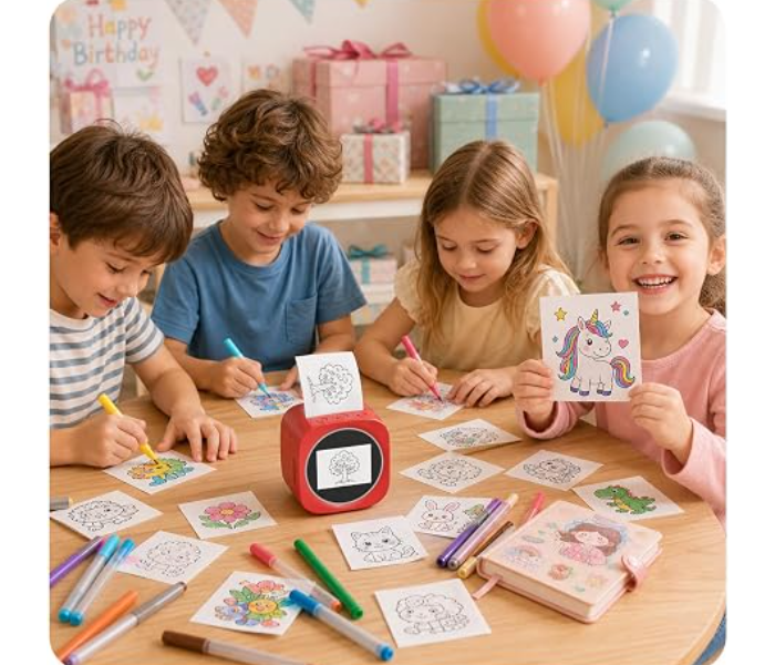  Smart Sticker Box AI Printer: Voice Recognition - Turn Ideas into Reality instantly - Portable Design - Great Gift for Boys and Girls Ages 3-12 in UAE