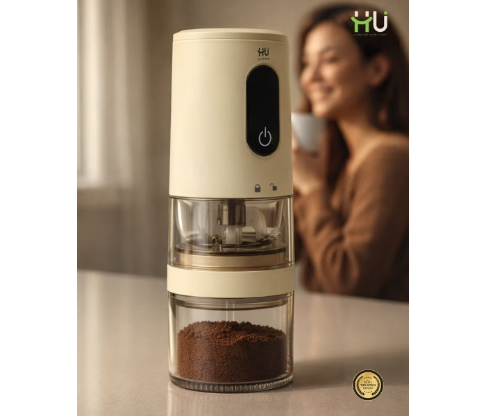 Electric Coffee Grinder with Adjustable Grind Settings – Portable Rechargeable Coffee in UAE