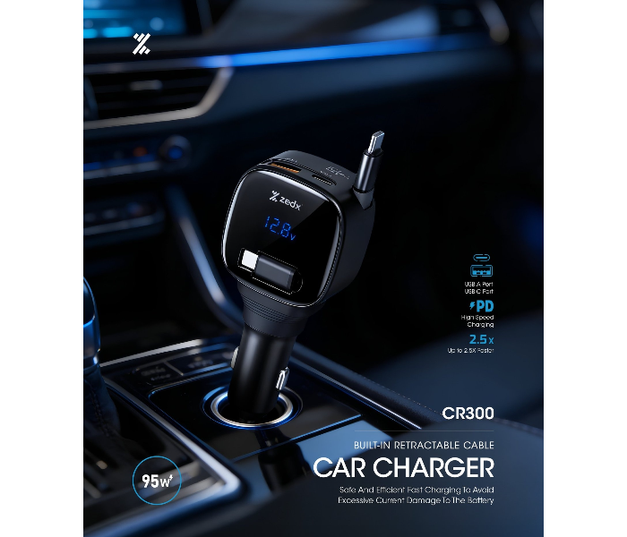 ZEDX CR300 95W Car Charger in UAE