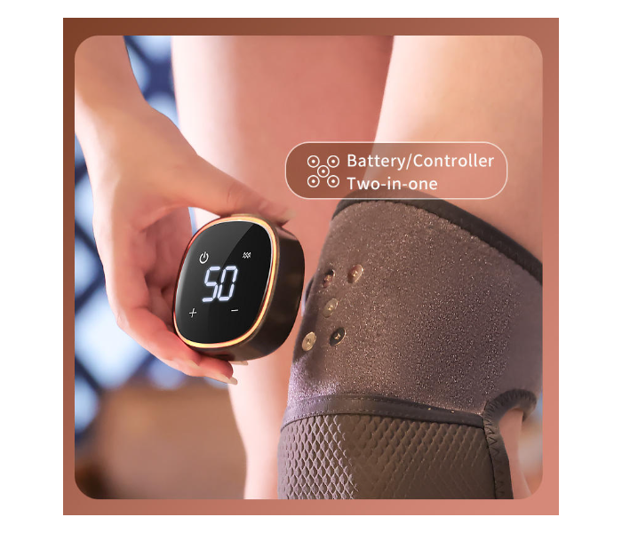 Electric Heating Knee Massager | Heat Therapy, Vibration, and Joint Pain Relief in UAE