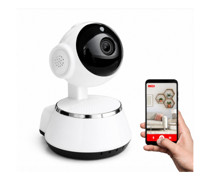 Generic IP Security Wireless Smart Camera - White in KSA