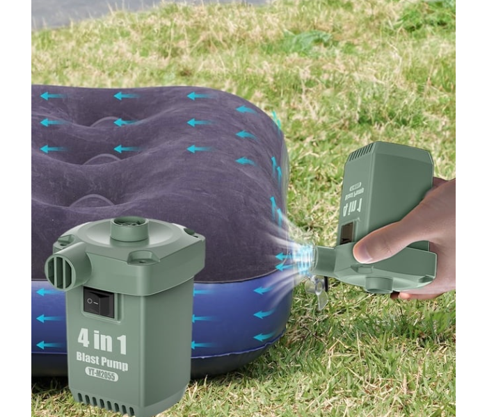 Portable Electric Air Pump & Deflator for Inflatables | Fast 260L/min Inflation,USB-C Rechargeable in UAE