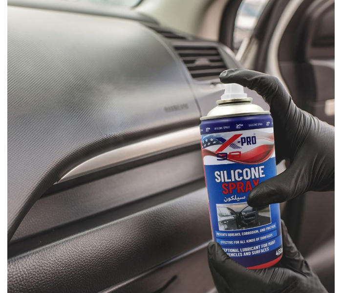 X PRO 99 Silicone Spray Lubricant - Prevents Squeaks, Corrosion, and Friction - 450ml in UAE