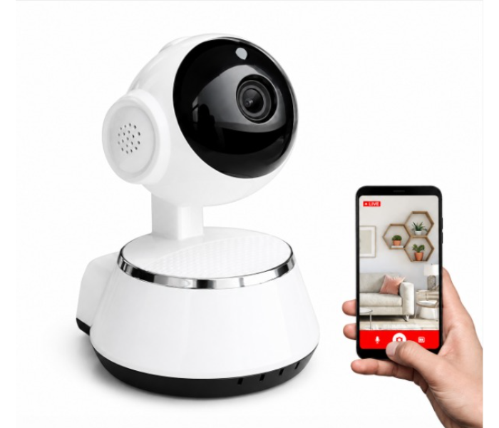 Generic IP Security Wireless Smart Camera - White in KSA
