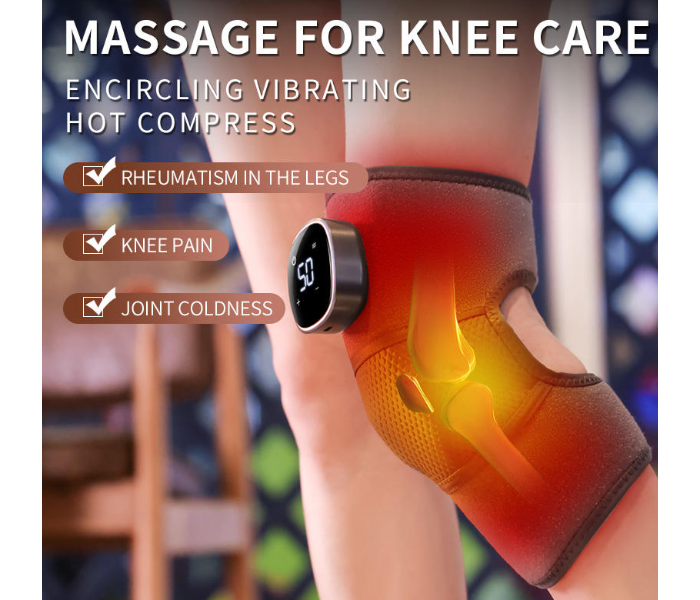 Electric Heating Knee Massager | Heat Therapy, Vibration, and Joint Pain Relief in UAE