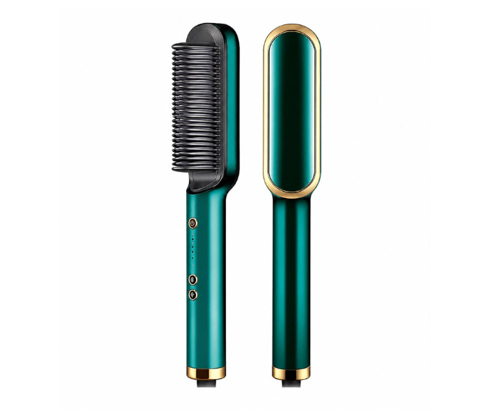 Professional Electric Hair Straightener Brush Heated Comb in KSA