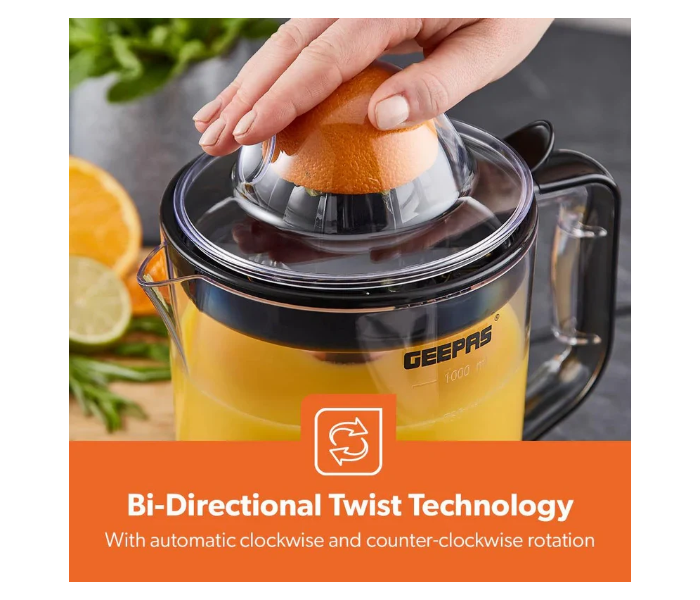 Geepas GCJ9900 1 Litre Citrus Juicer Orange in KSA