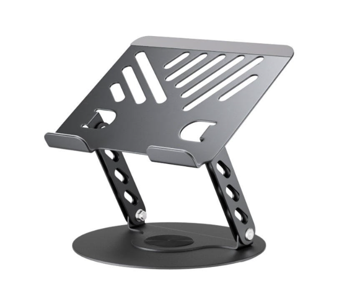 360 All-Metal Rotatable Laptop/Tablet Stand Foldable Height-Adjusting Heat-Dissipating Multi-Functional in UAE