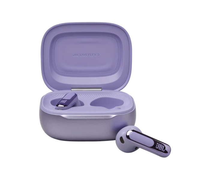 JBL Live Flex 3 True Wireless Open-Stick Noise Cancelling Earbuds-Purple in UAE