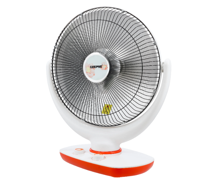 Geepas GRH9548 950W Halogen Stand Heater, White & Orange in KSA