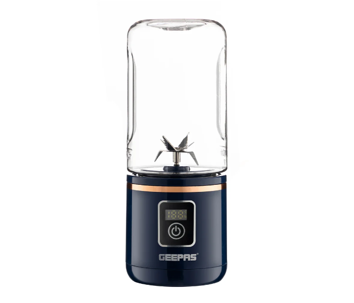 Geepas GSB44058 Rechargeable Portable Blender 420 ML Tritan Bottle and Motor Base - White in KSA