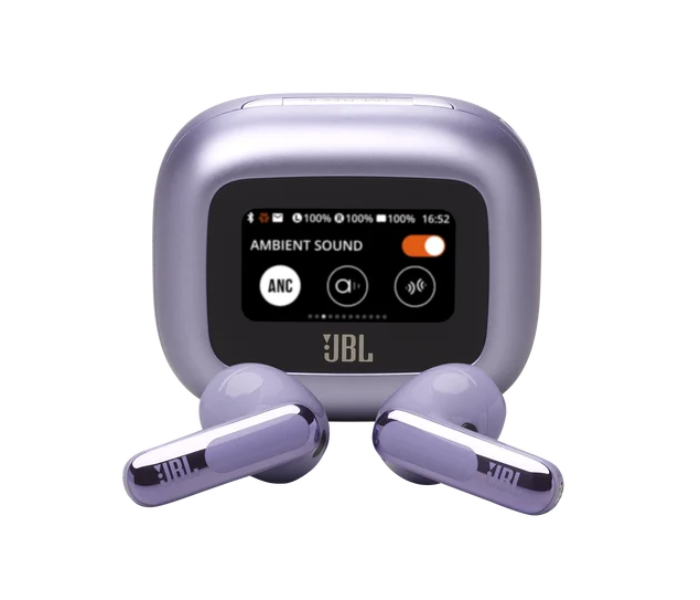 JBL Live Flex 3 True Wireless Open-Stick Noise Cancelling Earbuds-Purple in UAE
