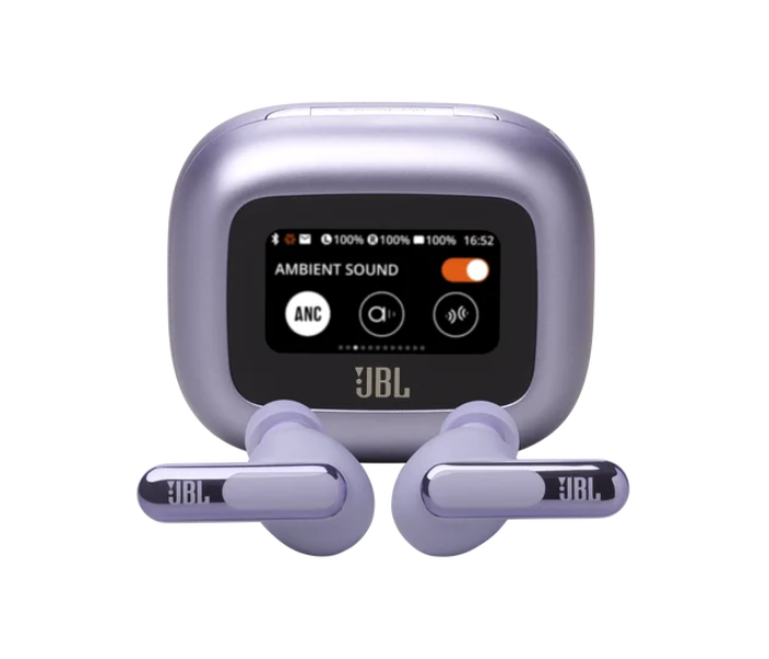 JBL Live Beam 3 True Wireless Noise Cancelling Earbuds with Smart Charging Case-Purple in UAE
