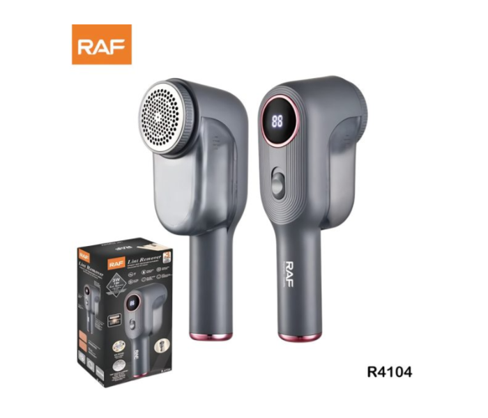 RAF R.4104 USB Rechargeable Lint Remover with LED & Stainless Steel Blades in UAE