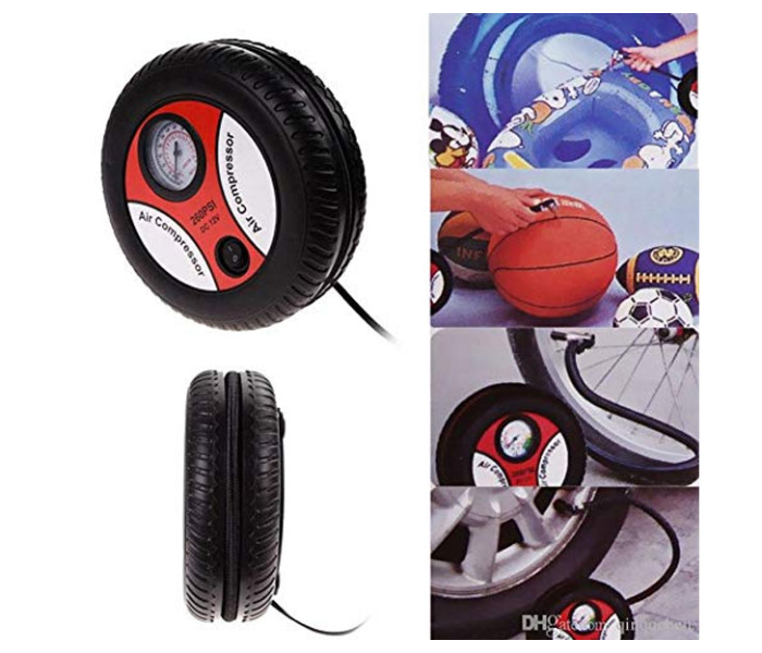 Air Compressor For Cars DC 12V JA104 - Black in UAE