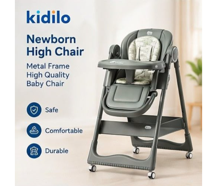 Newborn High Chair KD505 Metal Frame High Quality Baby Chair in UAE
