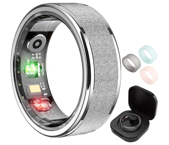 COLMI R10 Smart Ring, Sleep Health & Skin Temperature & 5ATM (silver) in UAE