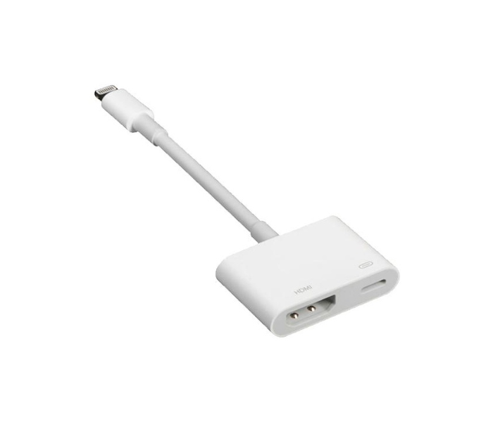 Apple Lightning to Digital AV Adapter - White in KSA