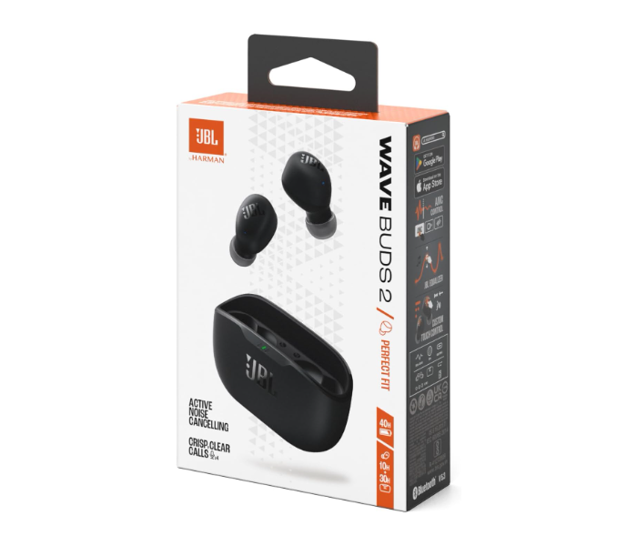JBL Wave Buds 2 True Wireless Noise Cancelling Earbuds-Black in UAE