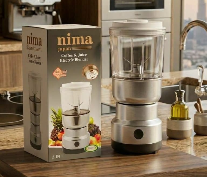 Nima Double Bowl Grinder Wet&Dry Spice Best Home use Mixer/Grinder Multifunction Small Food Grinder Household Electric Cereals Grain Mixer Grinder in UAE