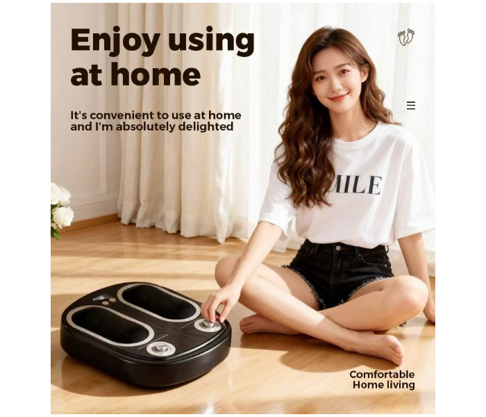 Tapping Foot Massager with Heat Kneading Plantar Fasciitis Treatment FOOT MASSAGER Circulation and Pain Relief for FOOT Massage in UAE