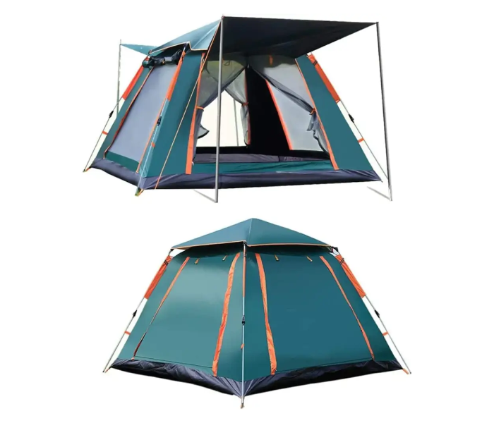 4 Door Automatic Tent for 6 Persons 240 x 240 x 155 cm Oxford Cloth in UAE