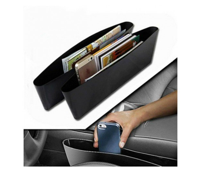 Catch Caddy Seat Pocket Catcher - Black, Set of 2 in KSA