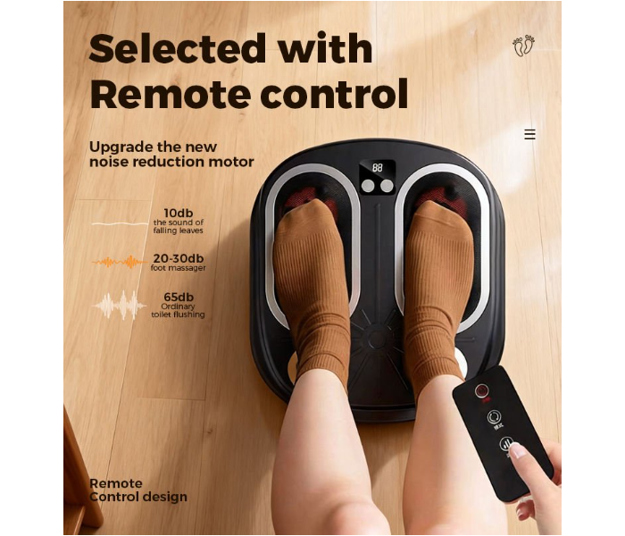 Tapping Foot Massager with Heat Kneading Plantar Fasciitis Treatment FOOT MASSAGER Circulation and Pain Relief for FOOT Massage in UAE