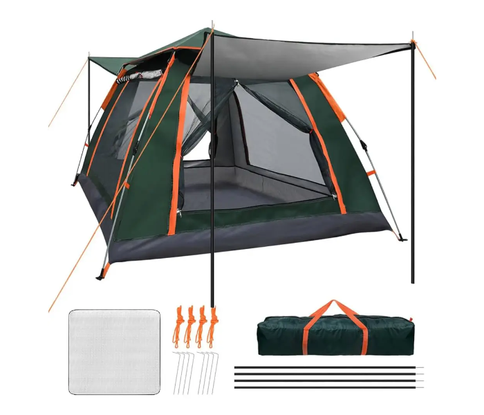 4 Door Automatic Tent for 6 Persons 240 x 240 x 155 cm Oxford Cloth in UAE